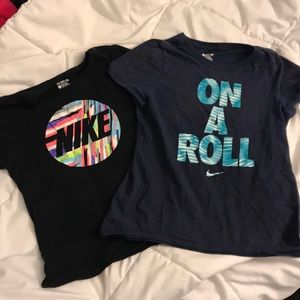 2 kids nike shirts